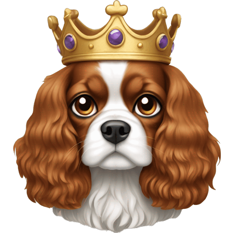 a king charles cavalier  emoji