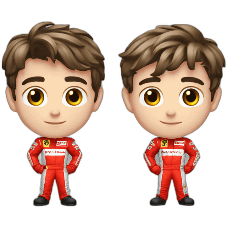 Charles leclerc sur la Sf23 emoji