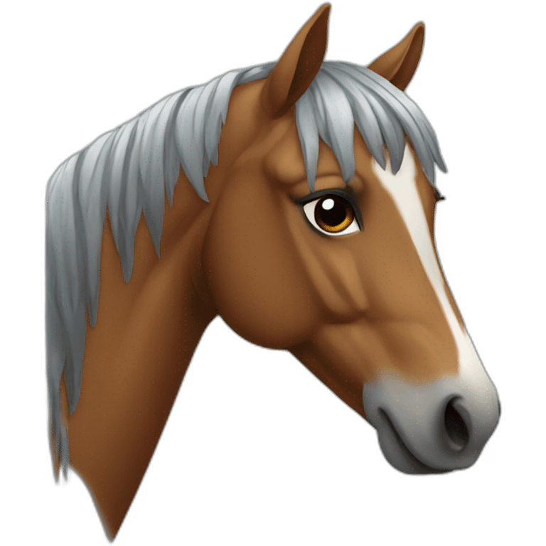 rainy horse emoji