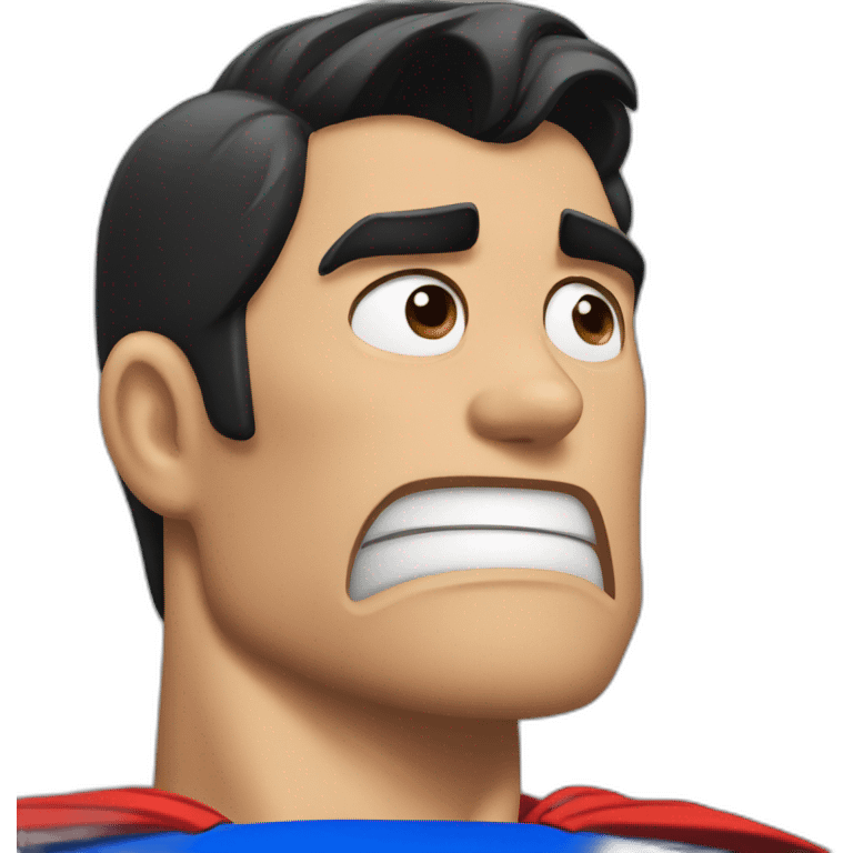 Superman cry  emoji