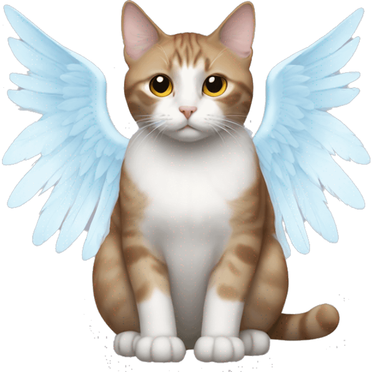 Cat with Angel wings  emoji