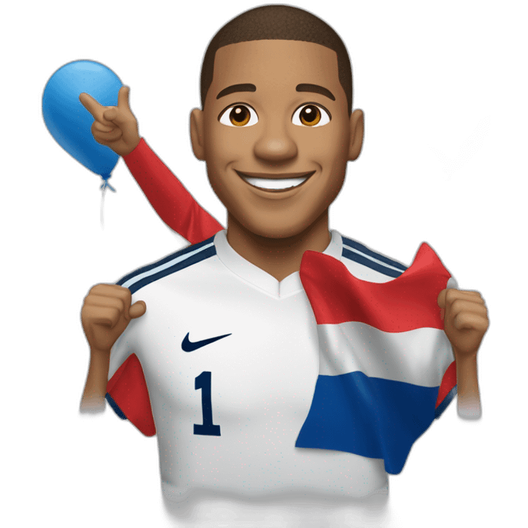 Célébration Mbappé emoji