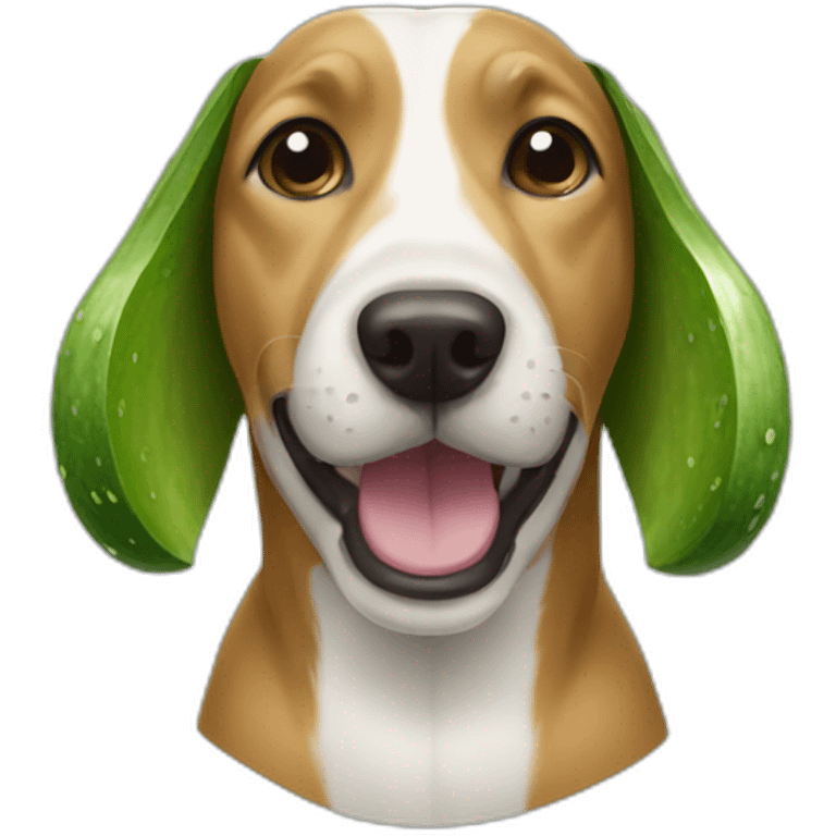 cucumber dog emoji