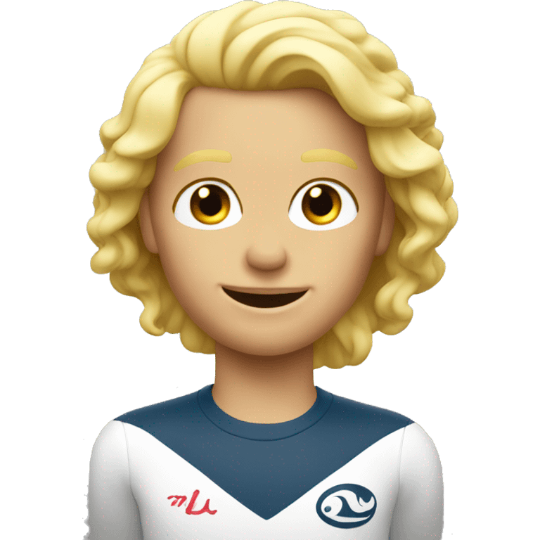 Blond surf 40. Years emoji