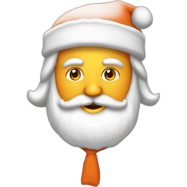 trump as santa with orange beard emoji