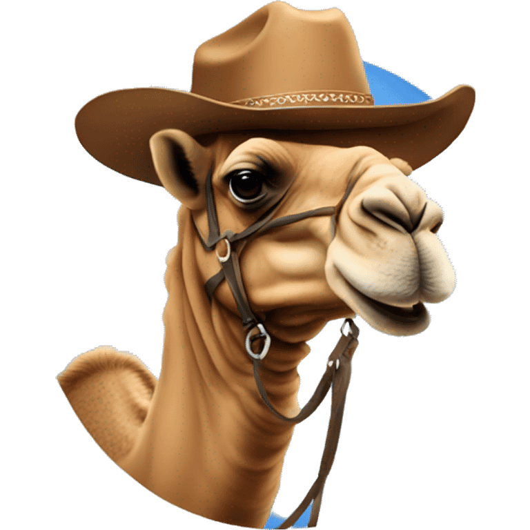 Camel with a cowboy hat  emoji