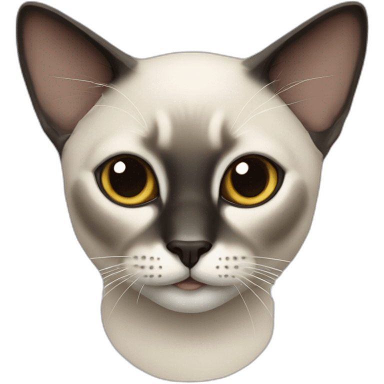 Chat siamois emoji