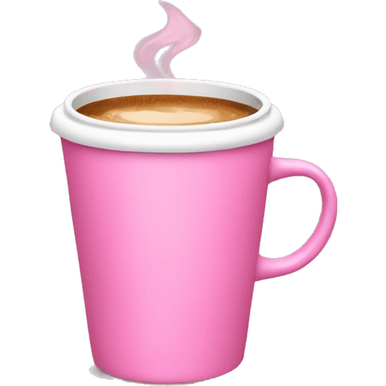 pink coffee cup emoji