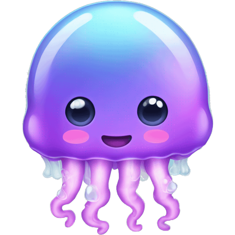 cute kawaii baby jellyfish emoji