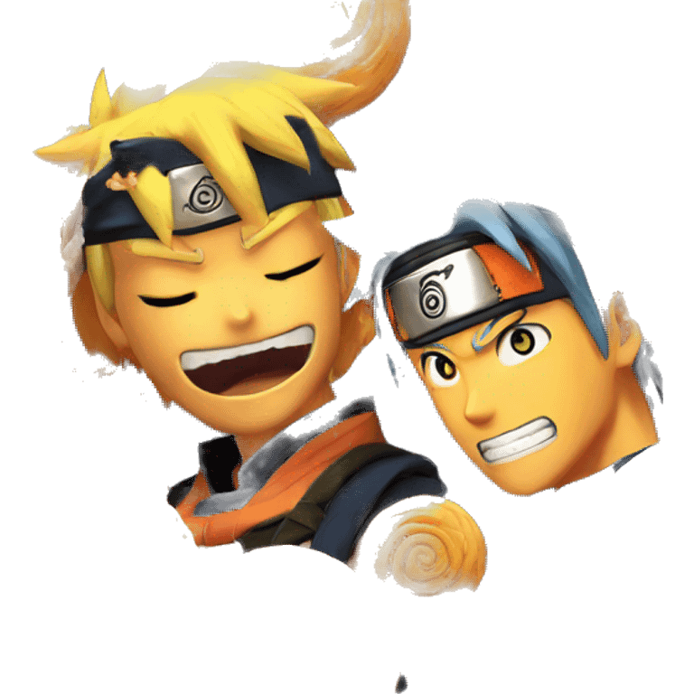 Naruto uzumaki with sharinghan  emoji