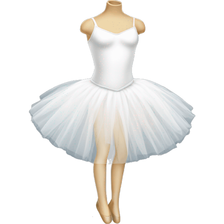 white ballet tutu  emoji