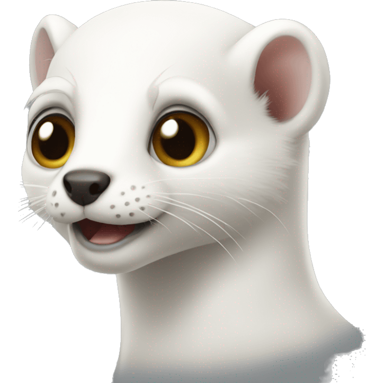 white weasel  emoji