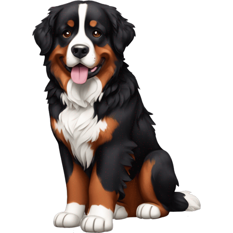 Bernese Mountain Dog Full Body emoji