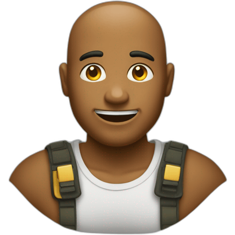 Créé un émoji tête ronde gentil qui est sincère emoji