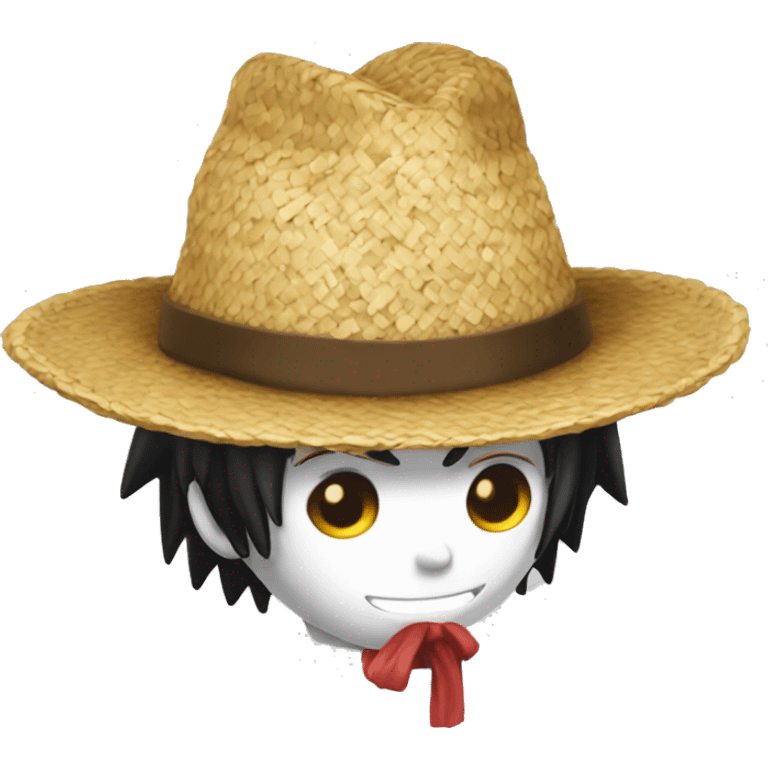 Chapeau de paille luffy emoji