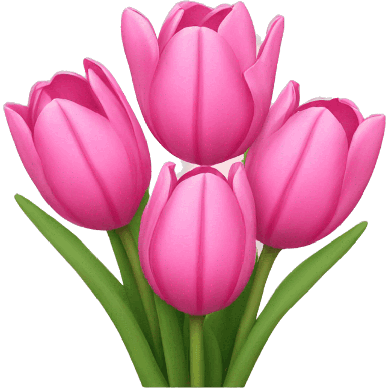 pink tulip bouquet  emoji