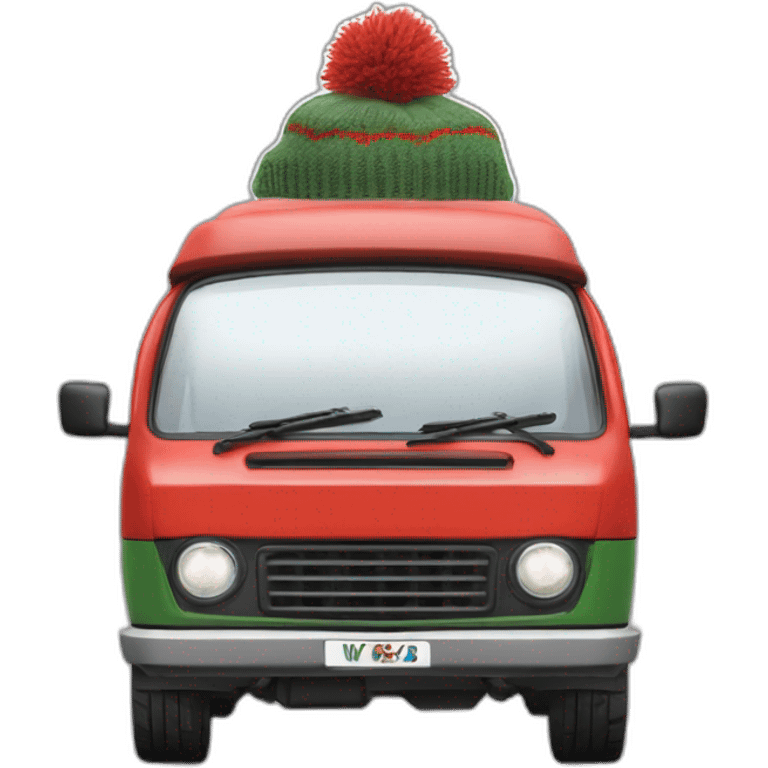 Camping Car Weinsberg Pepper MF wear Christmas Beanie  emoji