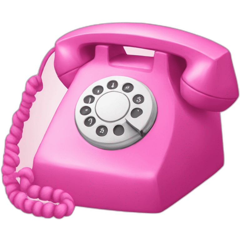 pink furry telephone emoji