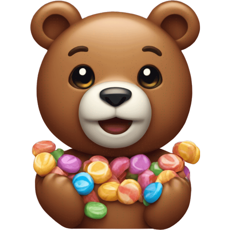 Candy bear emoji