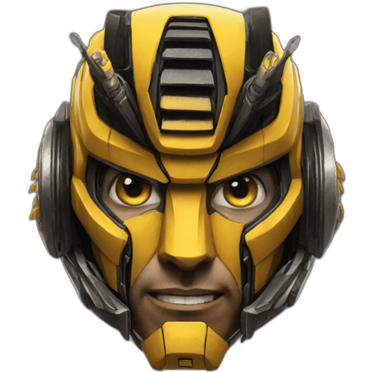 bumblebee-transformer-face emoji