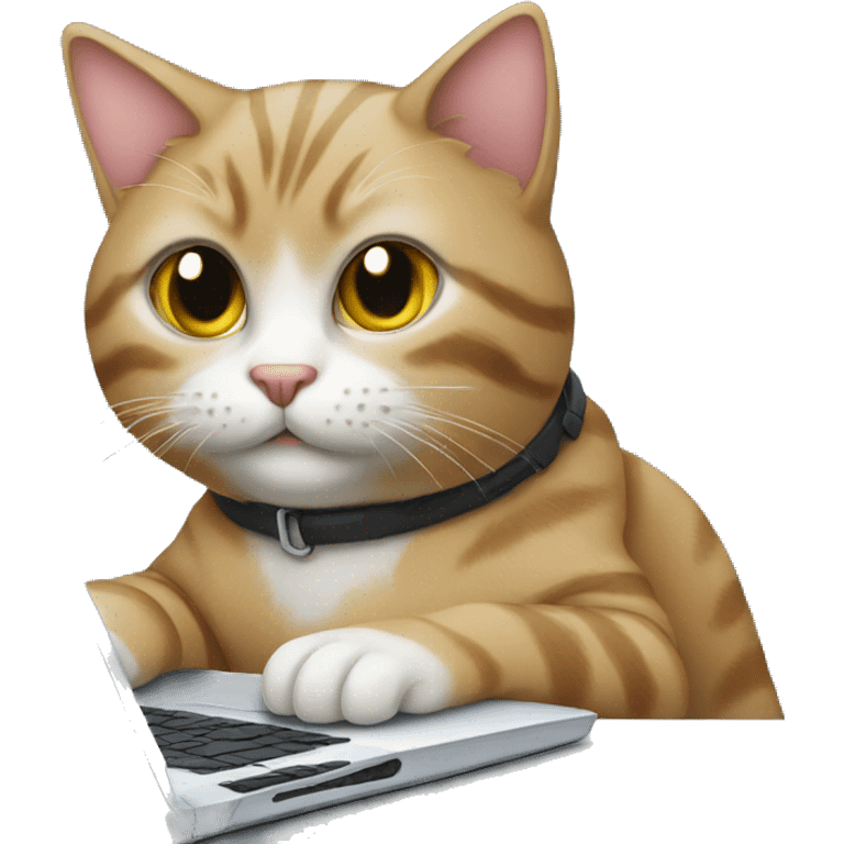 cat with laptop emoji