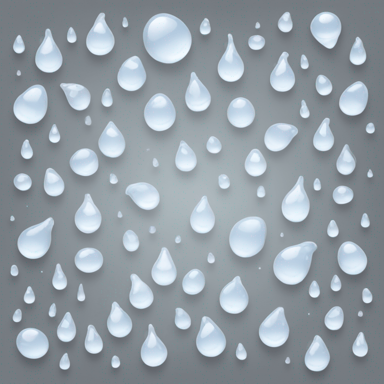 white water droplets  emoji