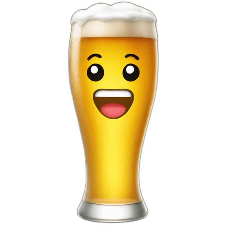 Asahi hoppy beer emoji