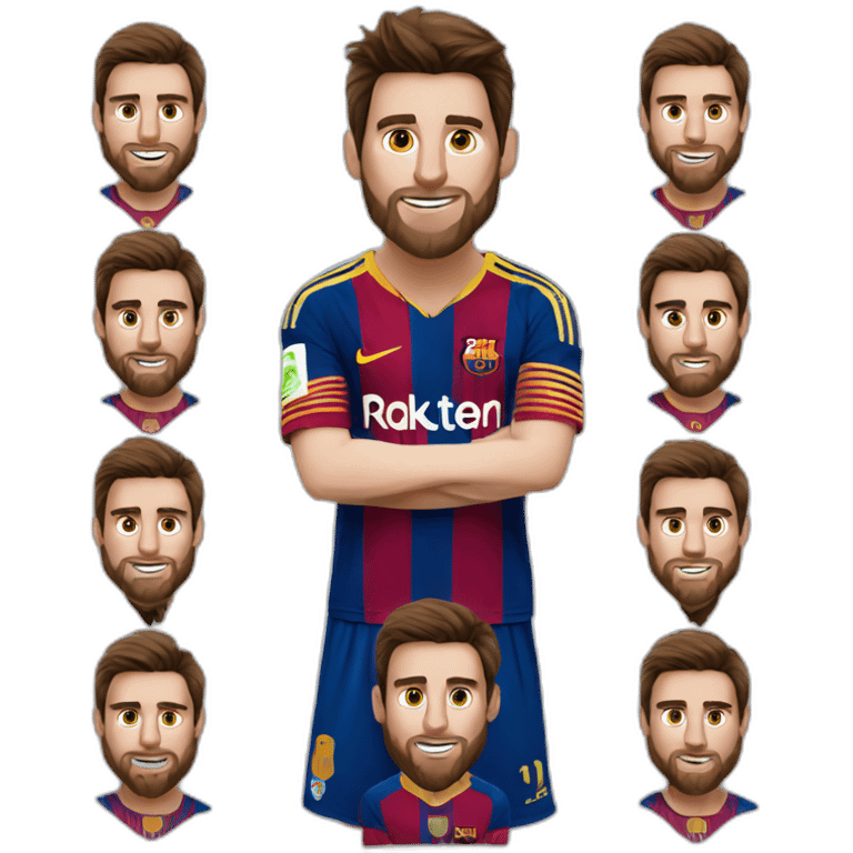 Lionnel Messi argentine emoji