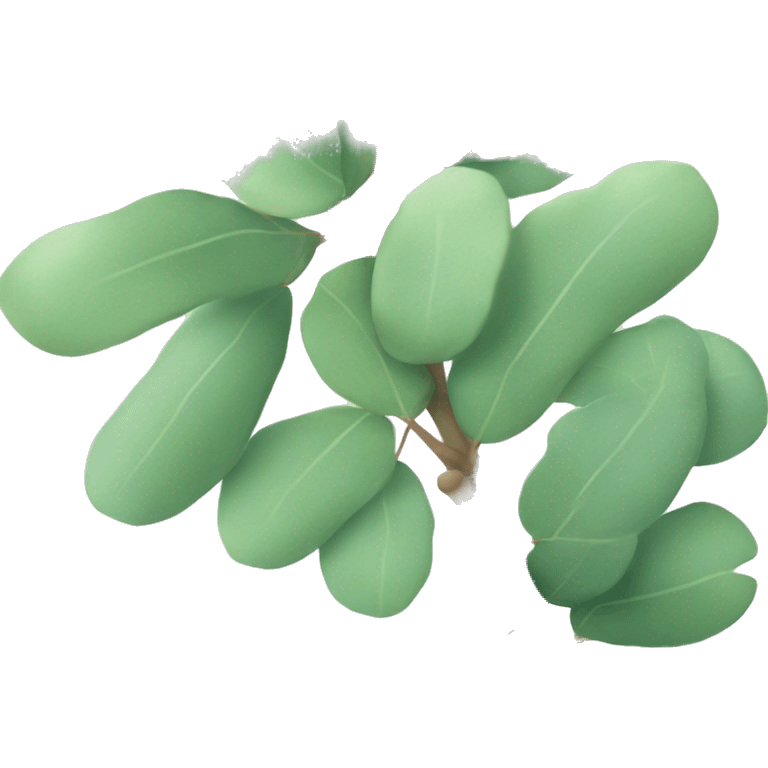 A small branch of eucalyptus with soft green tones emoji