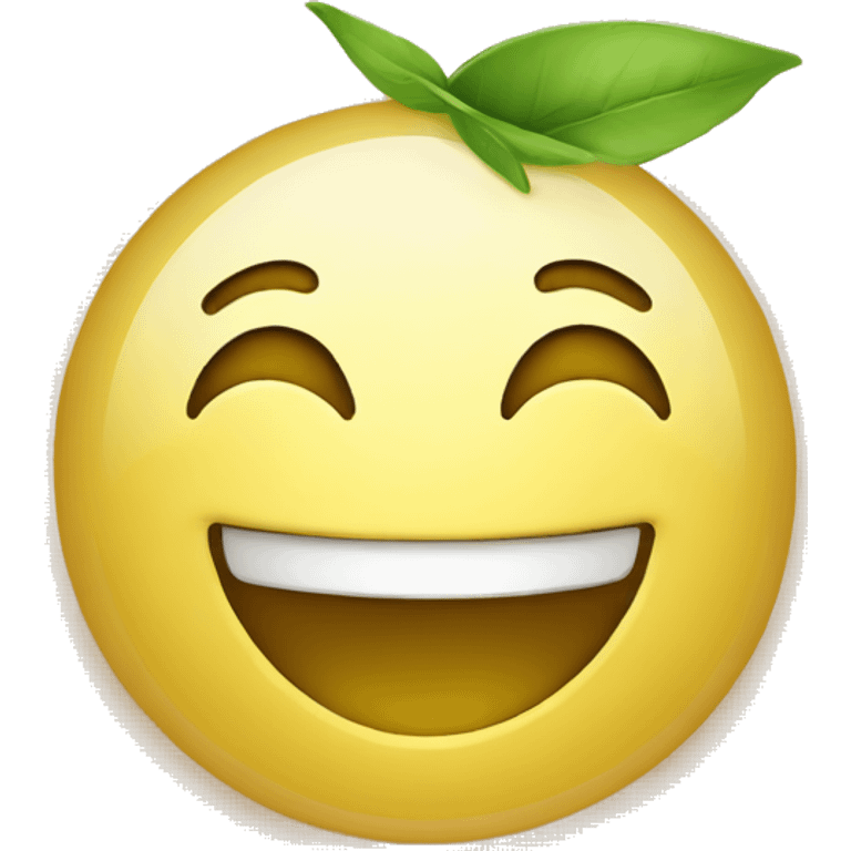 Essential oil with smile emoji