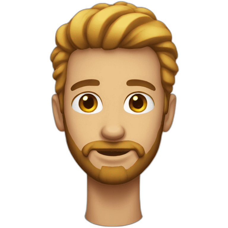 guy with light beard emoji