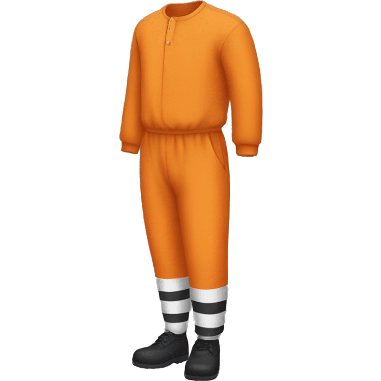 prisoner orange jumpsuit emoji