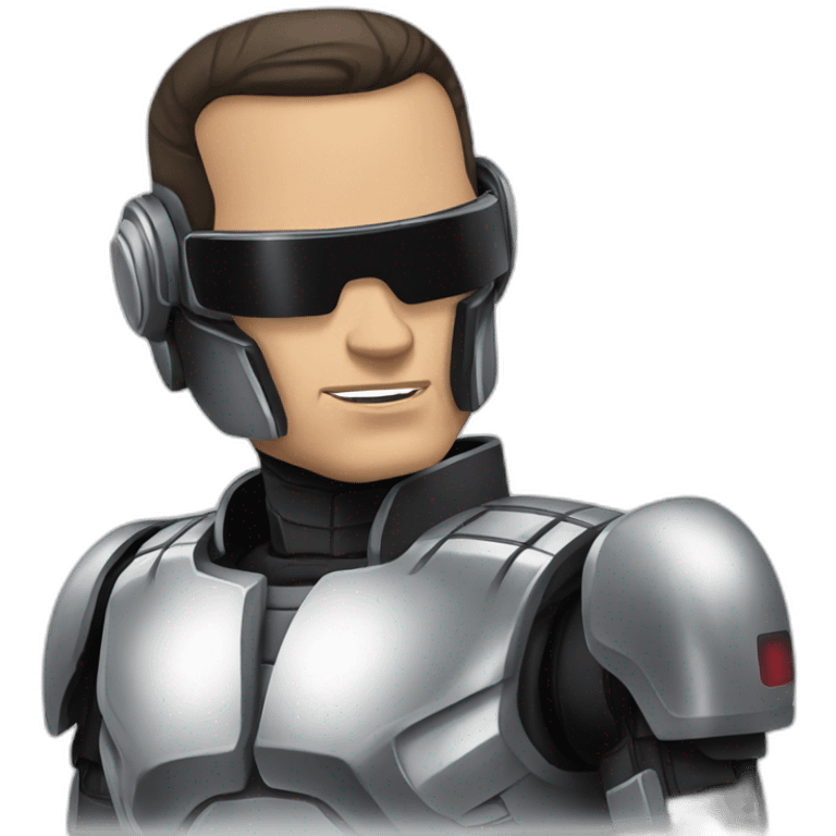 Vandamme as robocop emoji