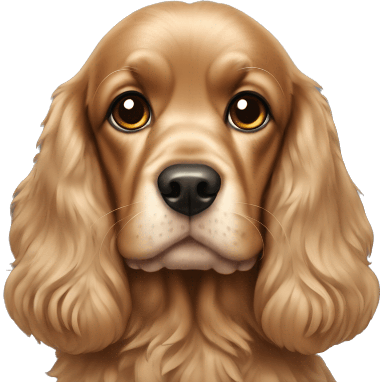 a cocker spaniel emoji