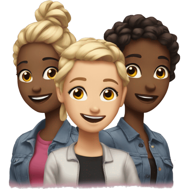 3 besties emoji