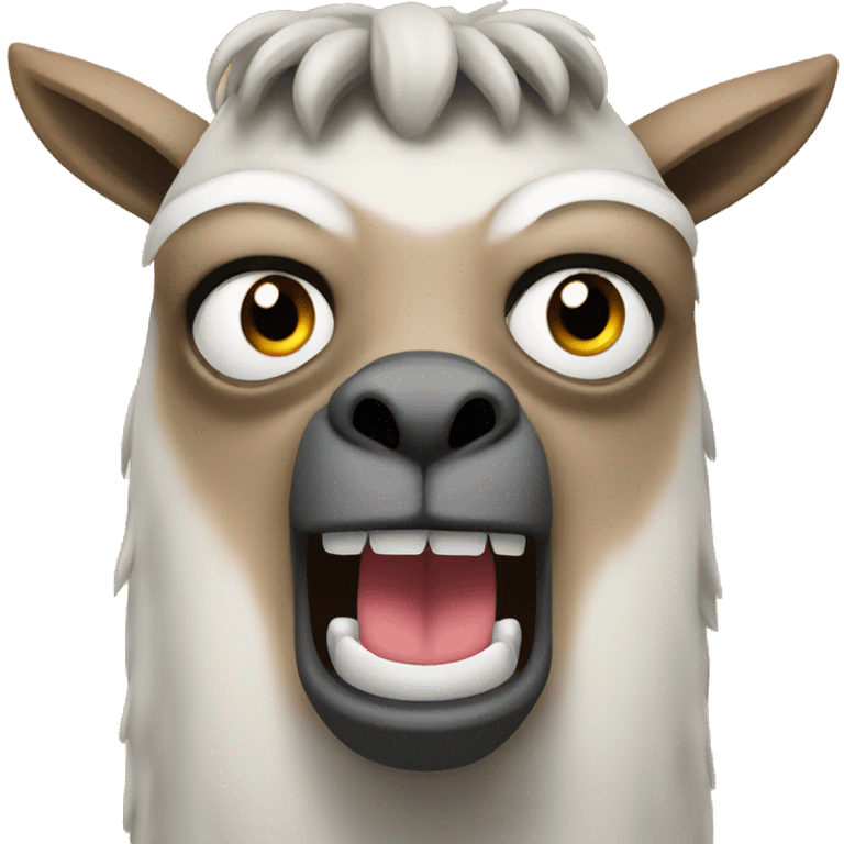 Angry lama  emoji