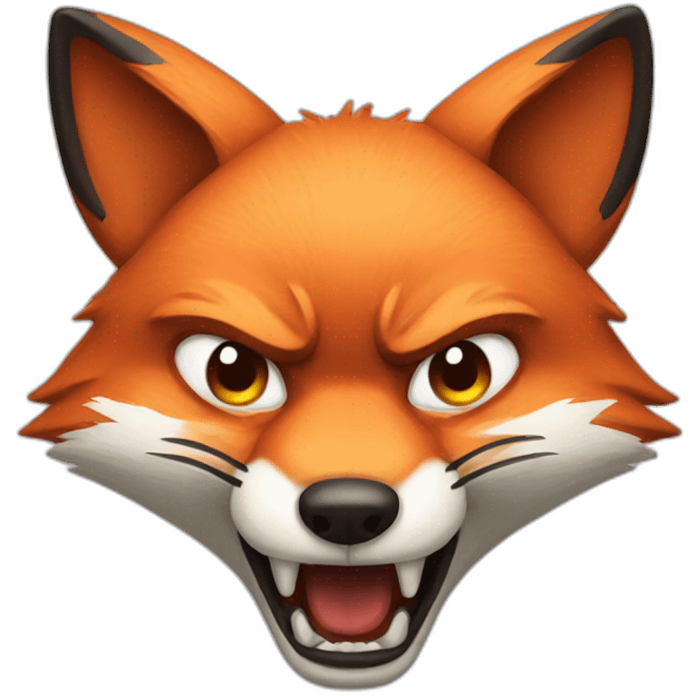 angry fox emoji