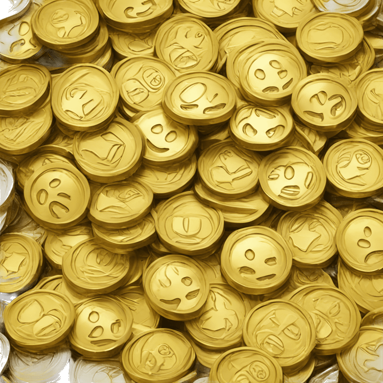 monedas de oro emoji