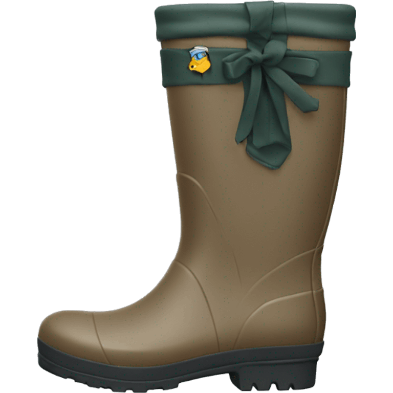 Detailed Hunter rain boots  emoji