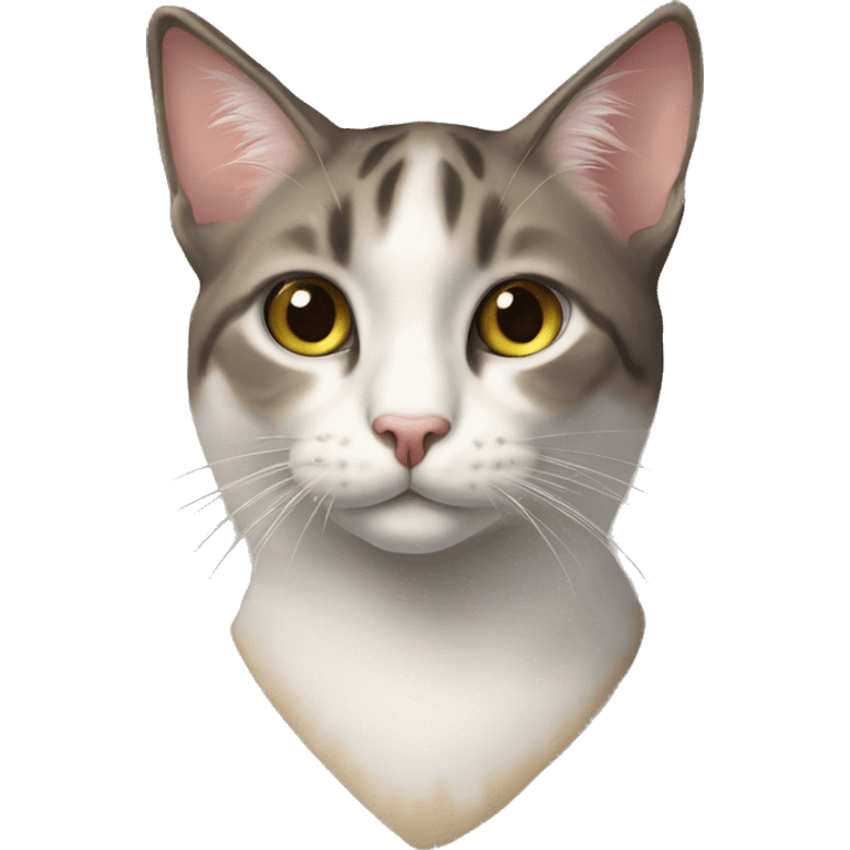 aeigeian cat with triangle marking on no emoji