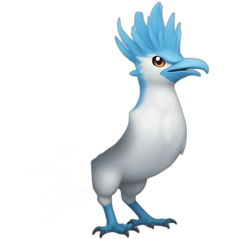 crazy funny Articuno pokemon ice emoji