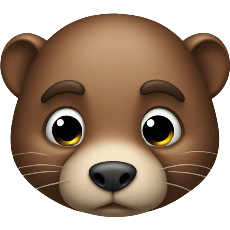 Sad beaver  emoji