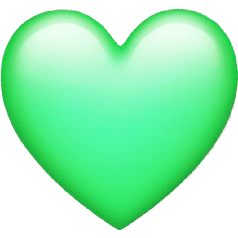 Light green heart emoji