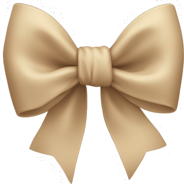 Beige Bow emoji