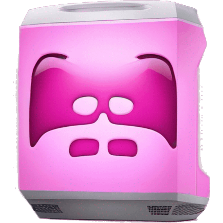 Pink Xbox with pink glowing Xbox symbol  emoji