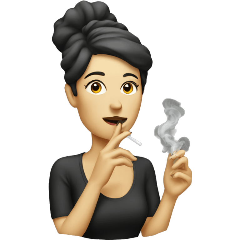 Lady smoking  emoji