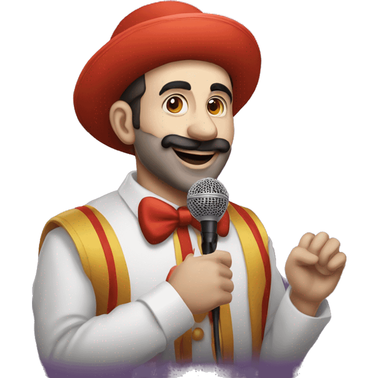 pashinyan clown with microphone emoji