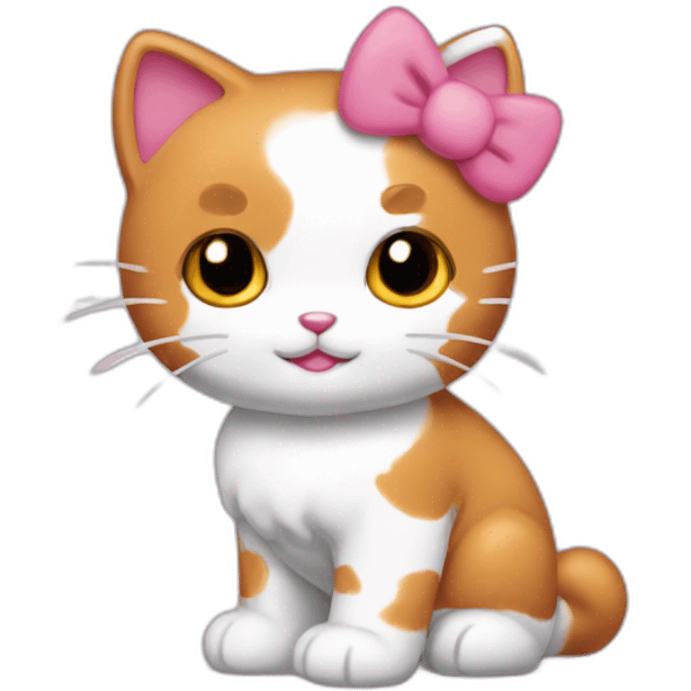 calico hello kitty emoji