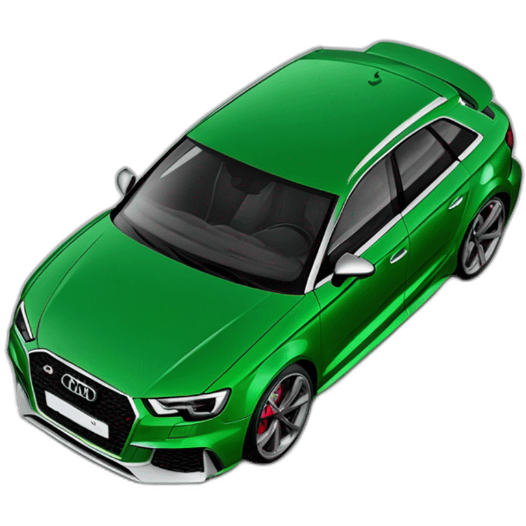 Audi rs3 verte emoji