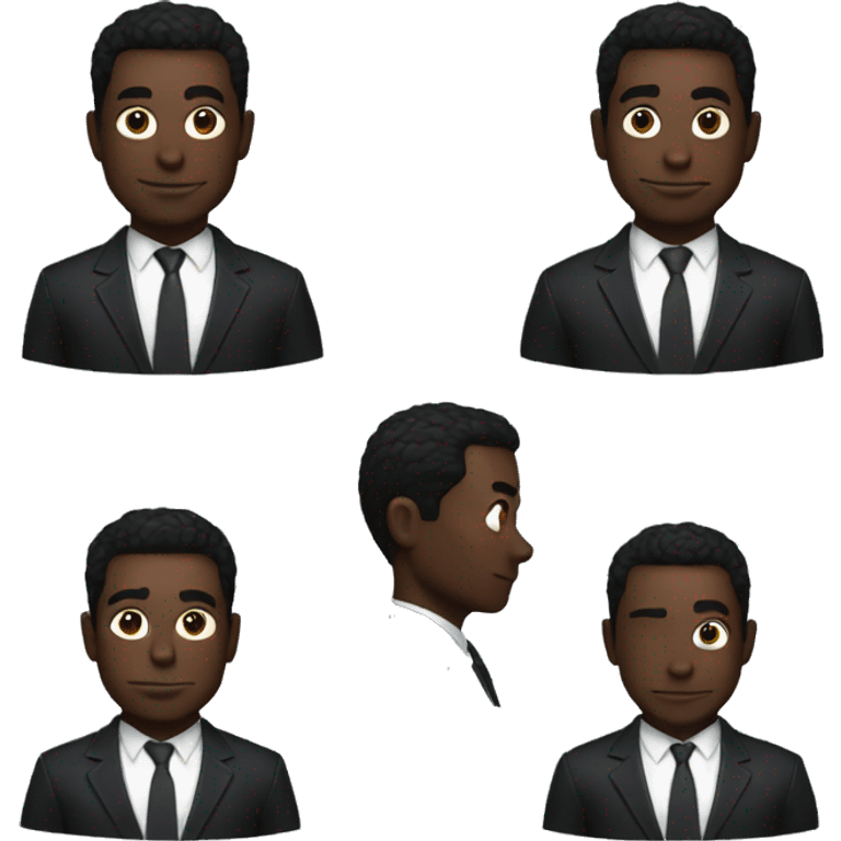 Black Suit Spiderman emoji